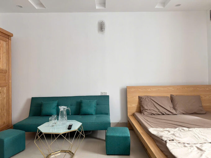 나트랑 스튜디오 아파트 임대 ㅣ 풀옵션 . 바다 근처 . 단기 계약 가능 . 공원 인접 . 조용한 단지