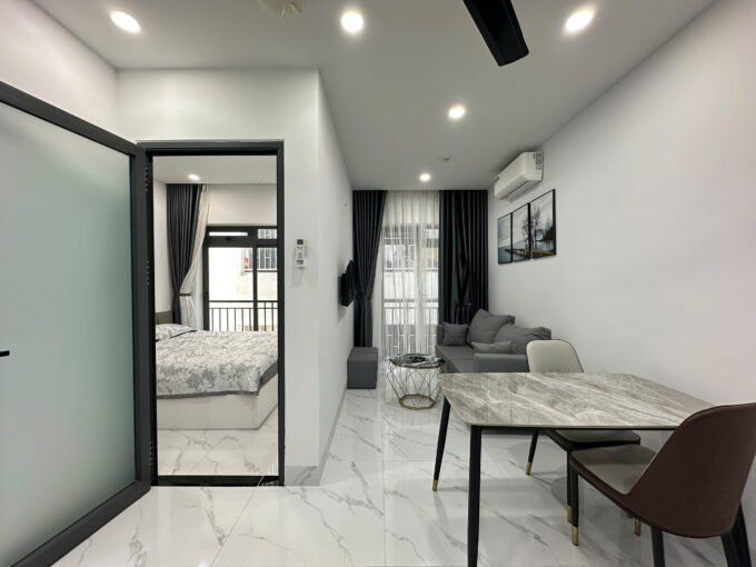 나트랑 아파트 임대 | 프억하이 1베드룸, 발코니 포함 – 단기/장기 가능