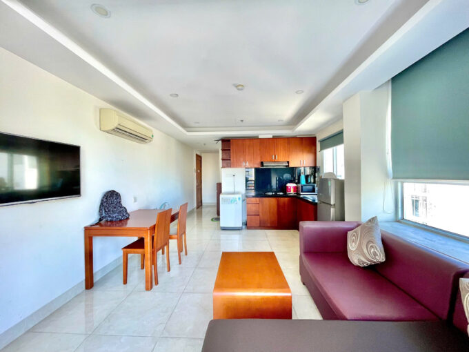 나트랑 2베드룸 아파트 임대 | Tuệ Tĩnh 중심, 풀옵션 + 세탁기 포함