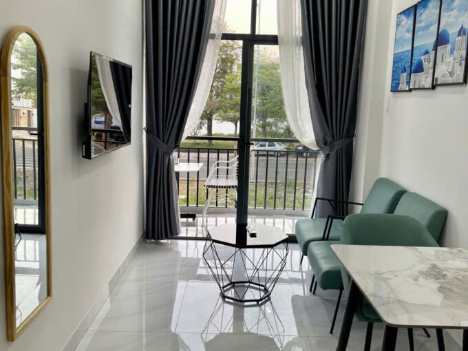 나트랑 아파트 임대 | 미지아 신도시 1베드룸 신축급, 발코니 2개